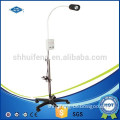 CE ISO Gooseneck And Five Wheels Style Medical Halogen Examination Lamp